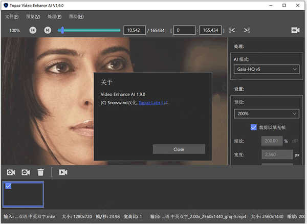 Topaz Video Enhance AI